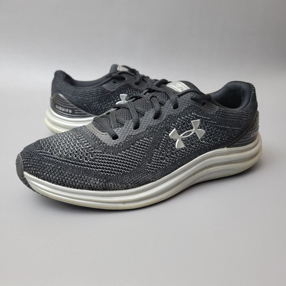 Under Armour Mens Liquify Running Sneakers Shoes Size 9.5 Black 3021946-005